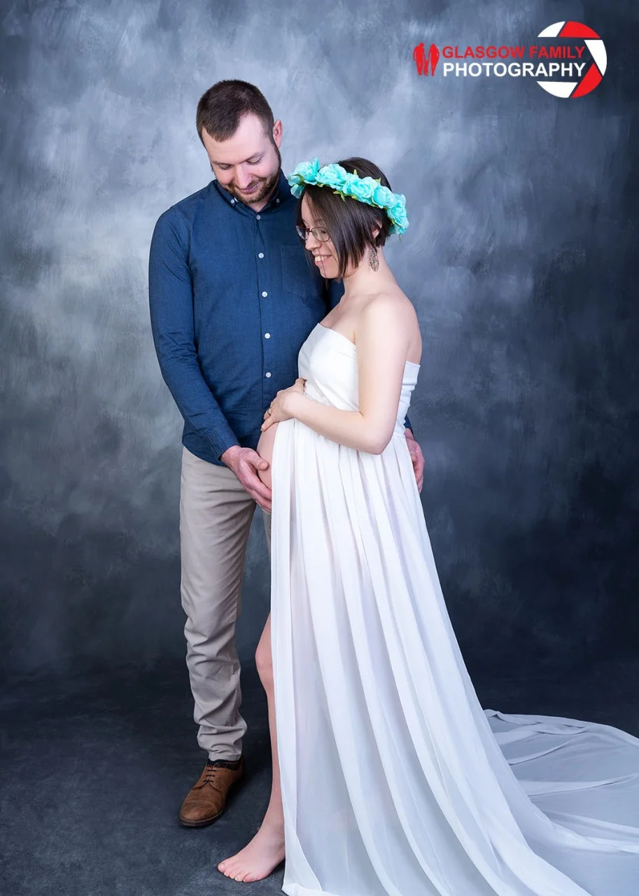 Maternity photoshoot in our Glasgow studio Glasgow Photography
