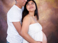 Woman With Husband Maternity Photograph