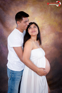 Woman With Husband Maternity Photograph