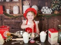 glasgow christmas photography kitchen baking kid red