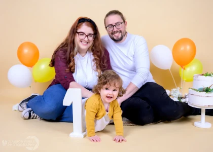 family photography glasgow studio beige background