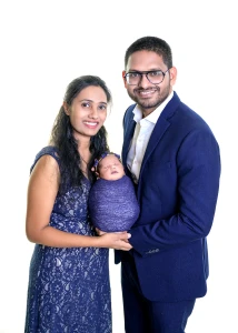 family photography glasgow studio mom dad baby